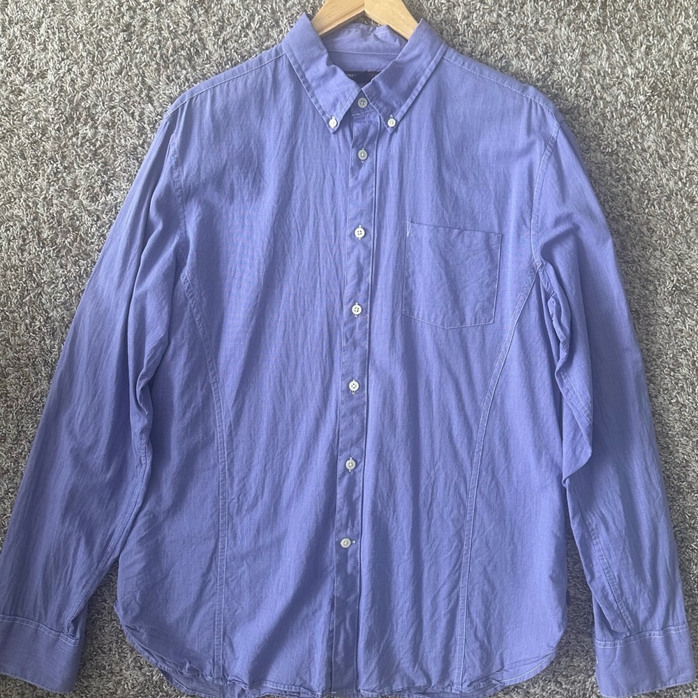 John Varvatos purple Button-Down Shirt